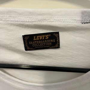Men’s White Levi’s Skateboarding Collection Shirt